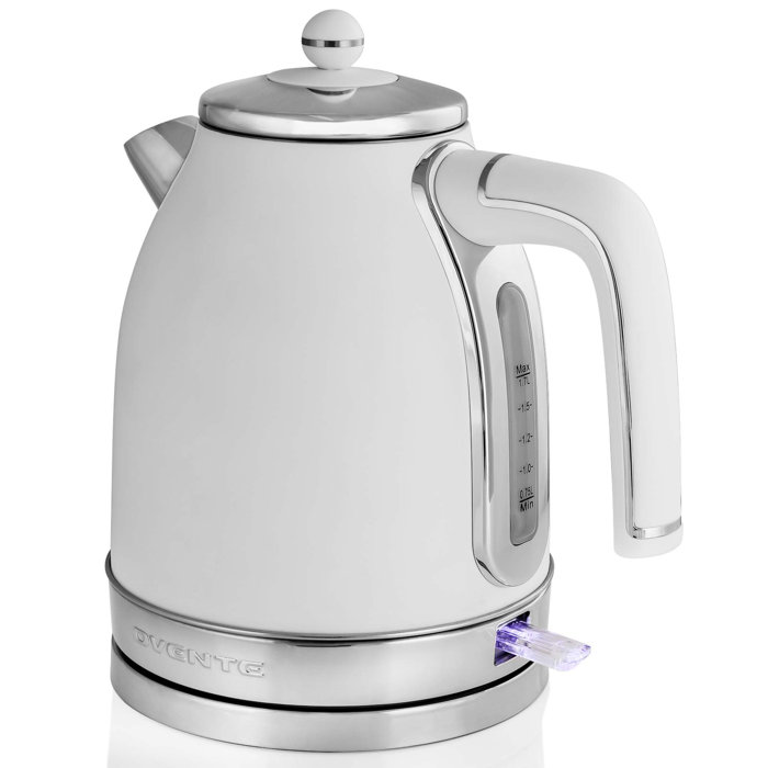 Ovente 1.7 qt. Stainless Steel Electric Tea Kettle & Reviews Wayfair